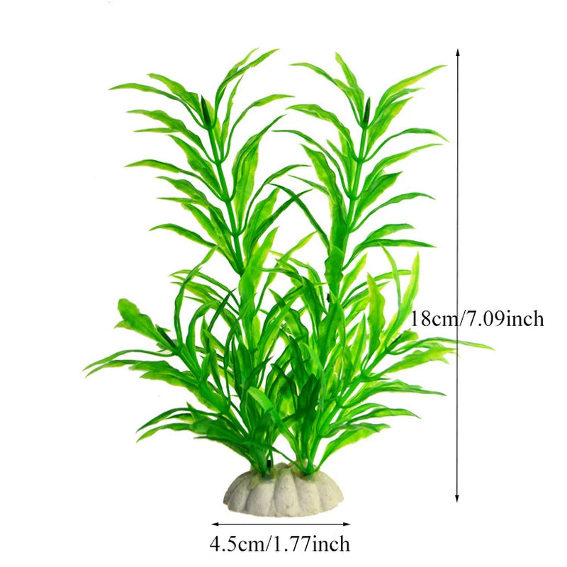 Artificial Aquarium Decor Plants Plastic Aquatic Plants Underwater Plants Aquarium Accessories Decoration Piante Acquario